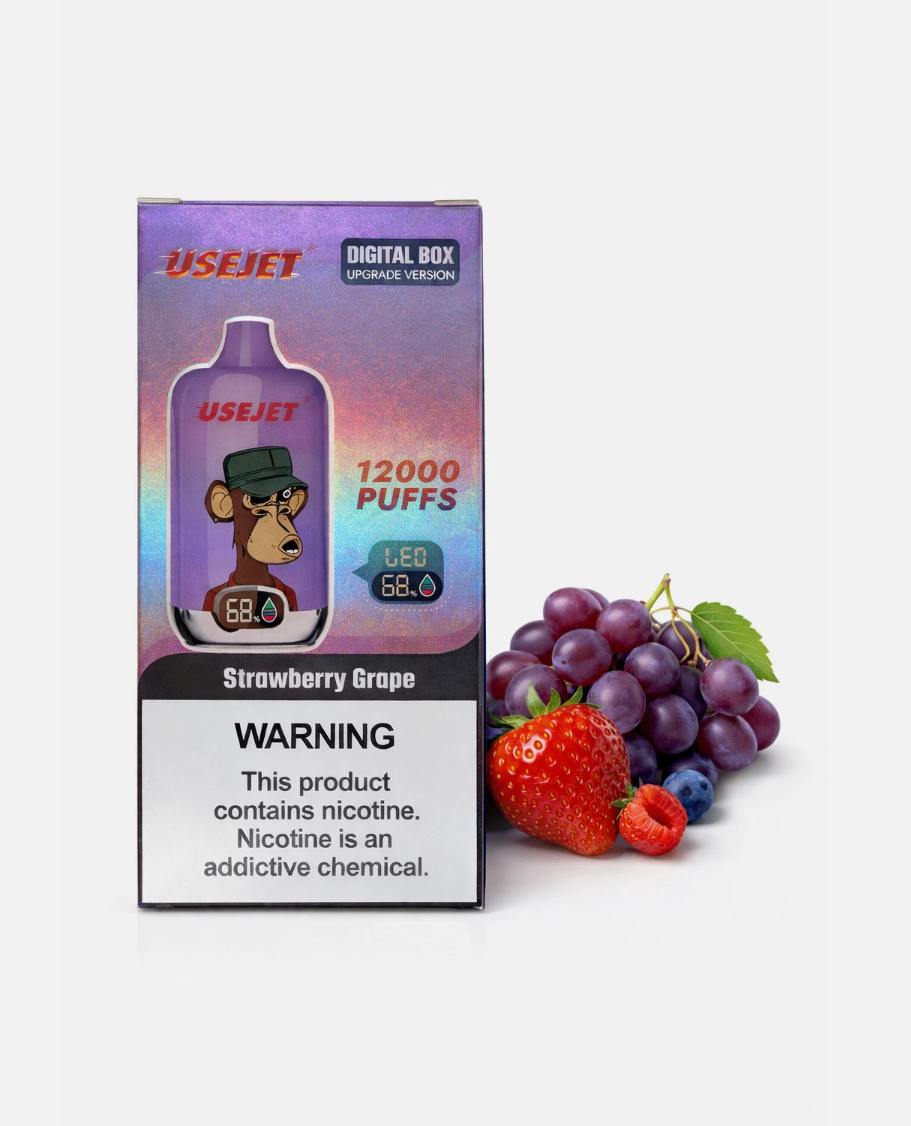 Strawberry Grape USEJET Einwegvape 12k Akkugerät realistische 5k