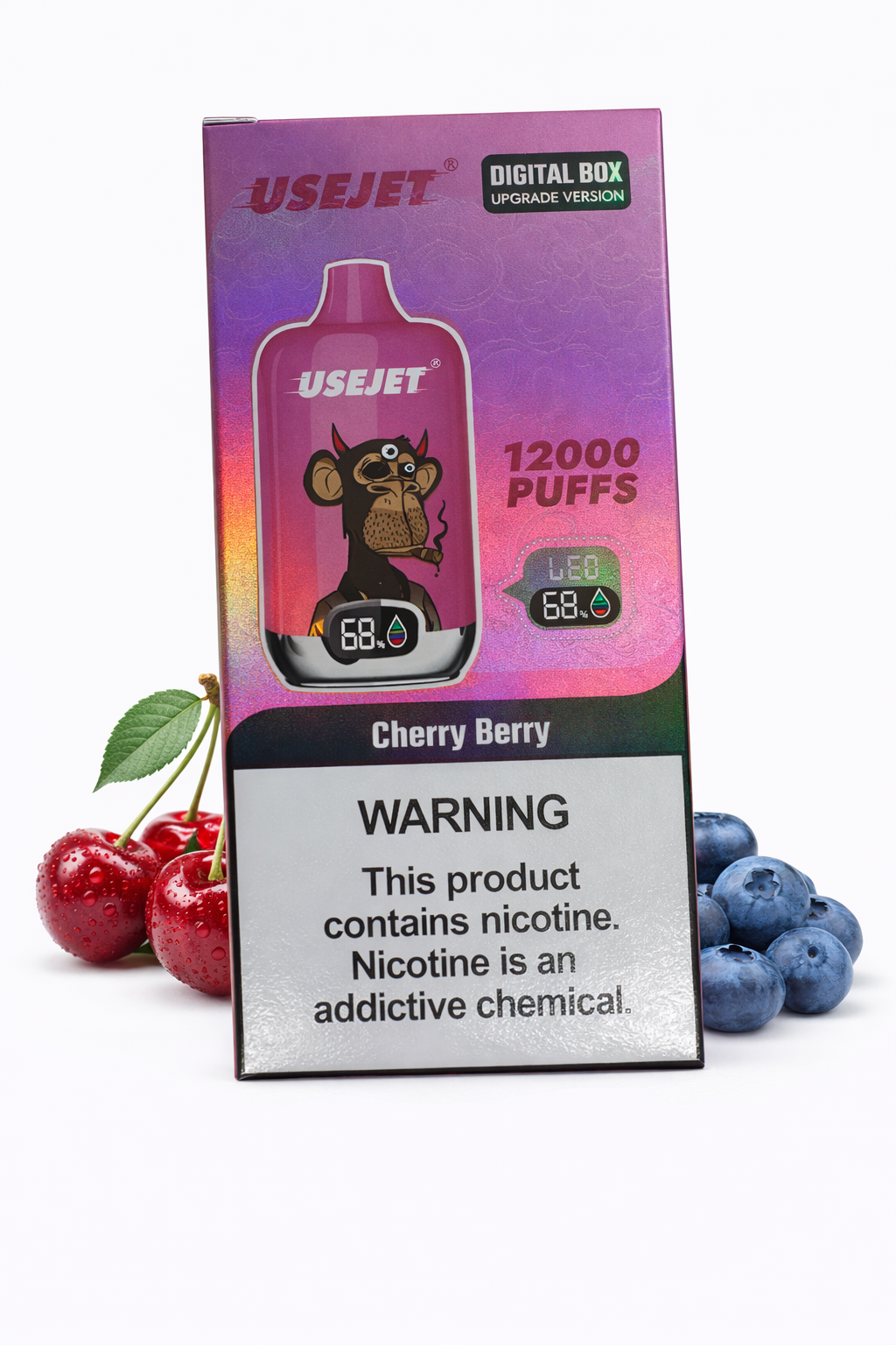 Cherry Berry USEJET Einwegvape 12k Akkugerät realistische 5k