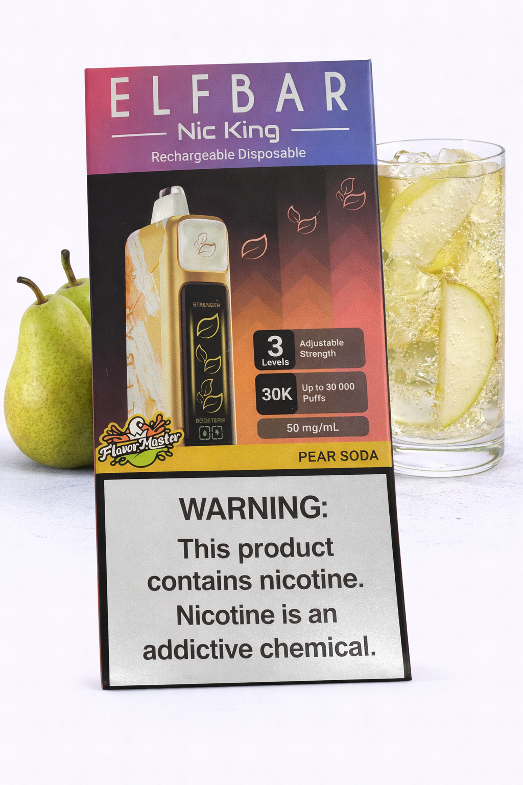 Pear Soda Elfbar Nic King Akkugerät realistische 6k 20ml