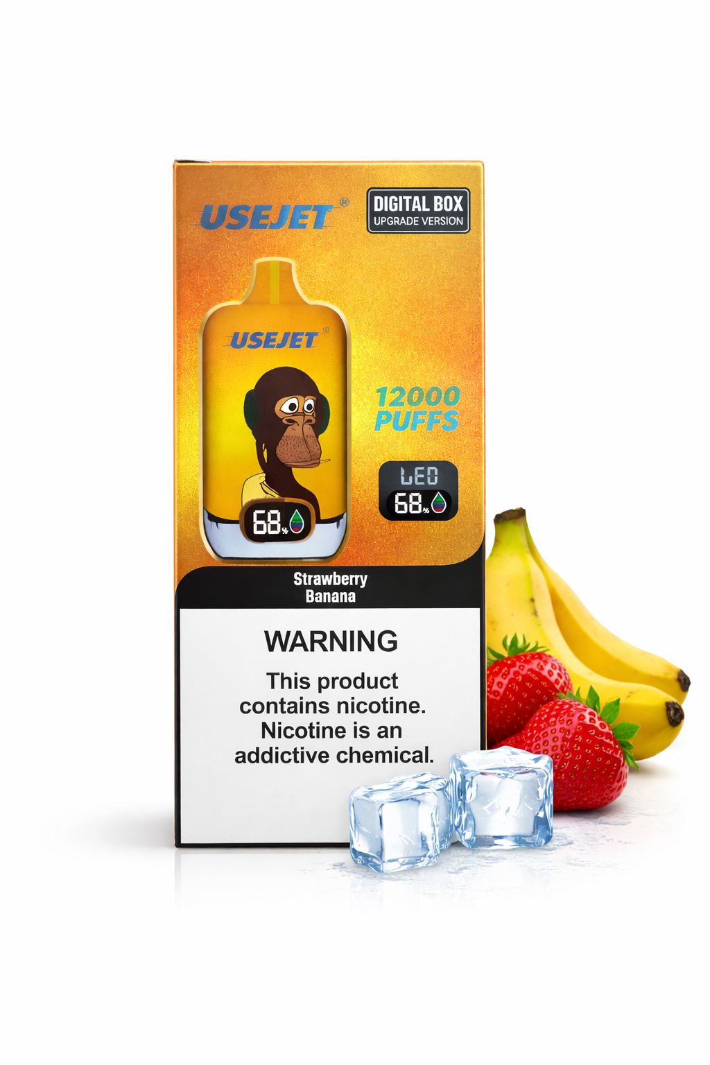 Strawberry Banana USEJET Einweg 12k Akkugerät realistische 5k