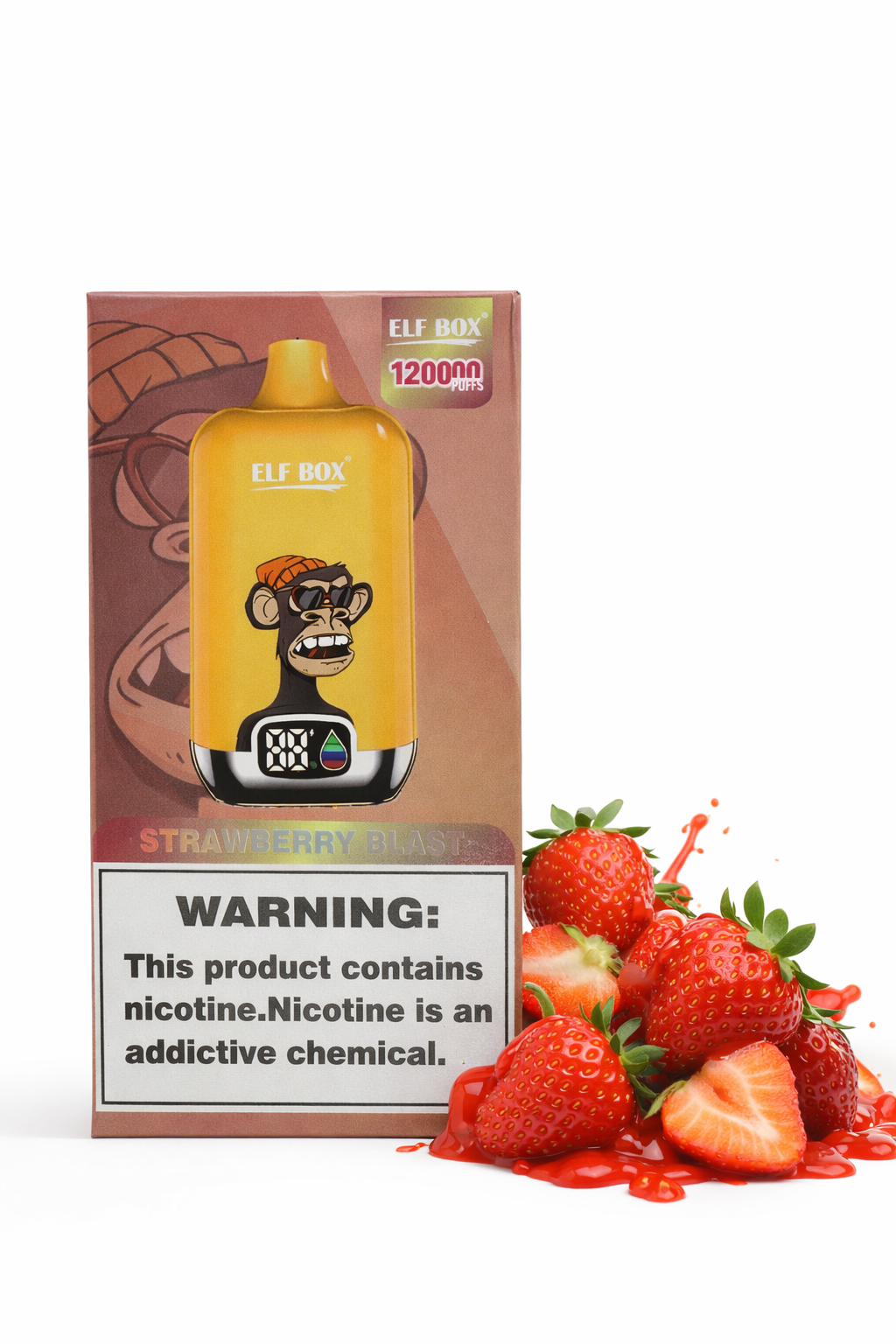 Strawberry Blast Elfbox 12k Akkugerät realistische 5k 5%